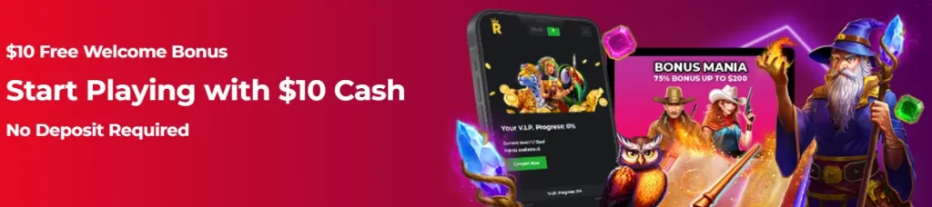 Royal Reels 16 Casino no deposit bonus